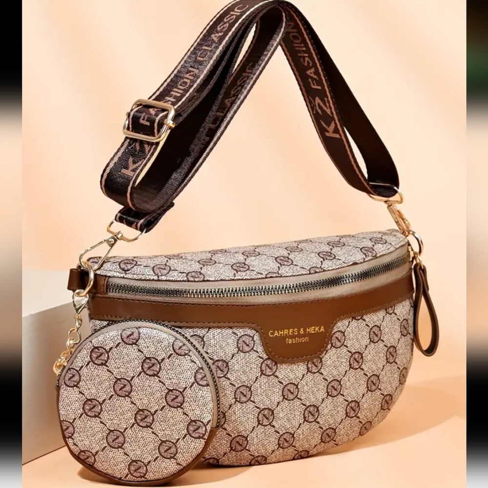 Crossbody Bag, Zipper Chest Bag
